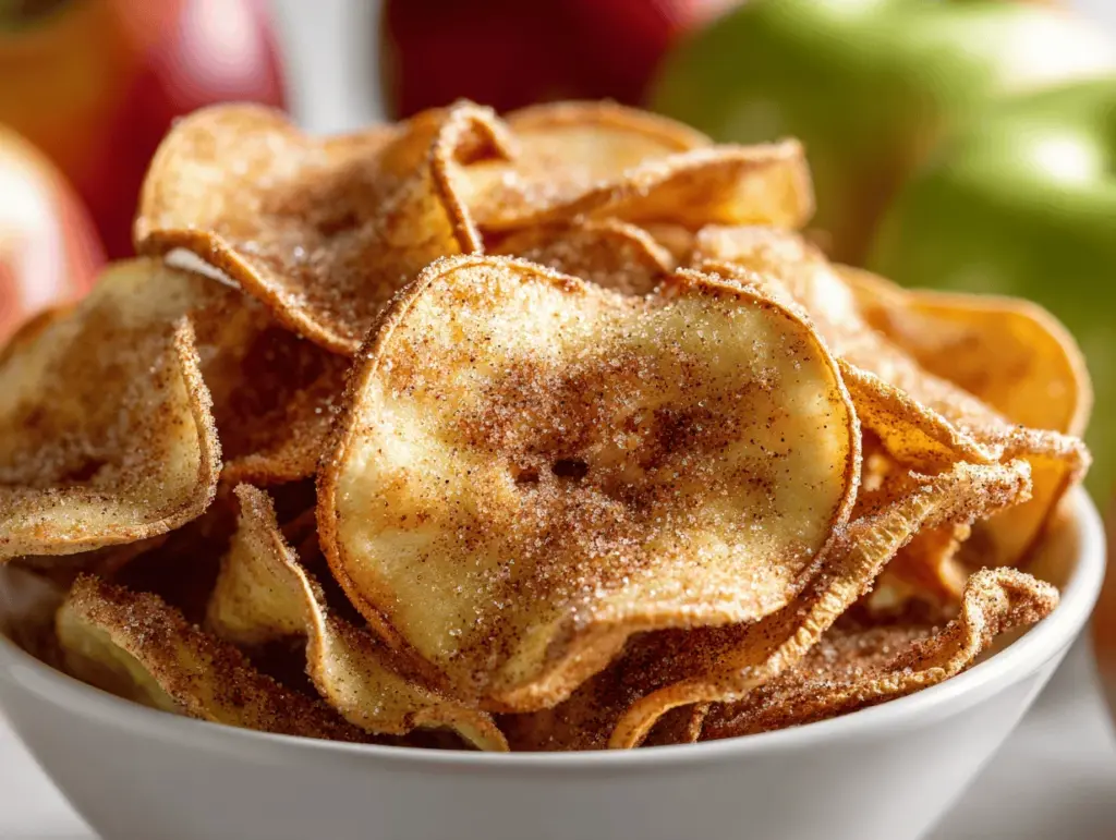 air fryer apple chips - featured image