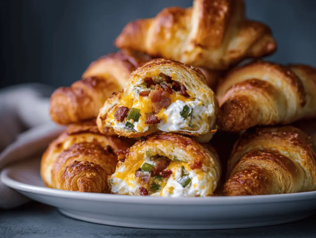 air fryer jalapeno popper crescent rolls - featured image