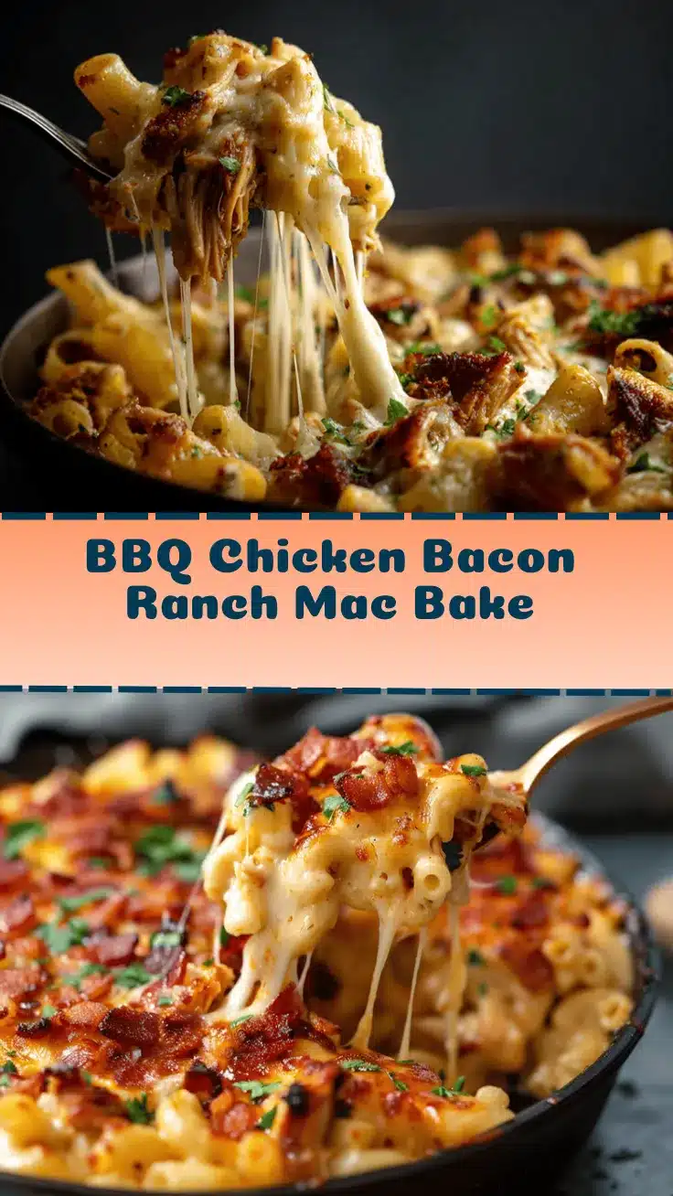 BBQ Chicken Bacon Ranch Mac and Cheese recipe