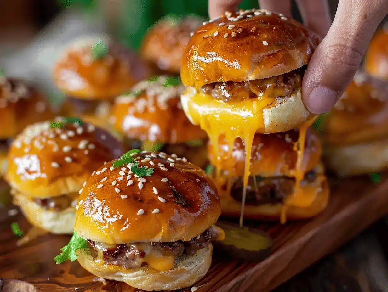 Big Mac Slider Pull-Apart Party Bake preparation steps