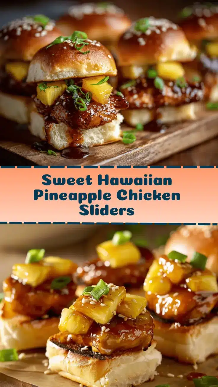 Brown Sugar Pineapple Chicken Sliders recipe
