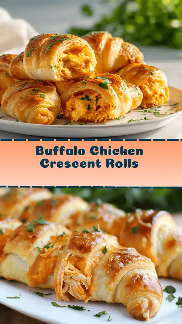 Buffalo Chicken Crescent Rolls recipe