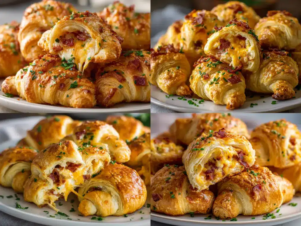 cheesy chicken bacon ranch crescent bites - featured image