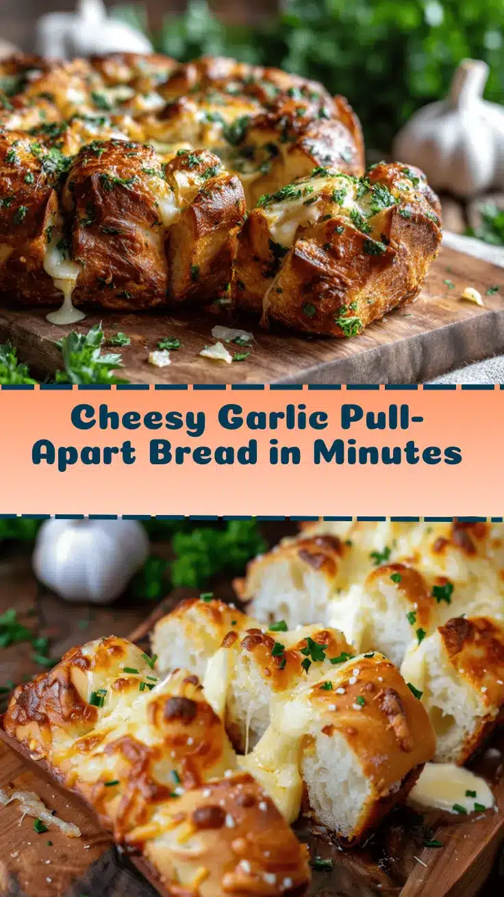 cheesy garlic air fryer pull-apart bread recipe
