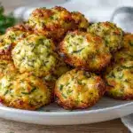 cheesy ranch zucchini garlic bites - featured image