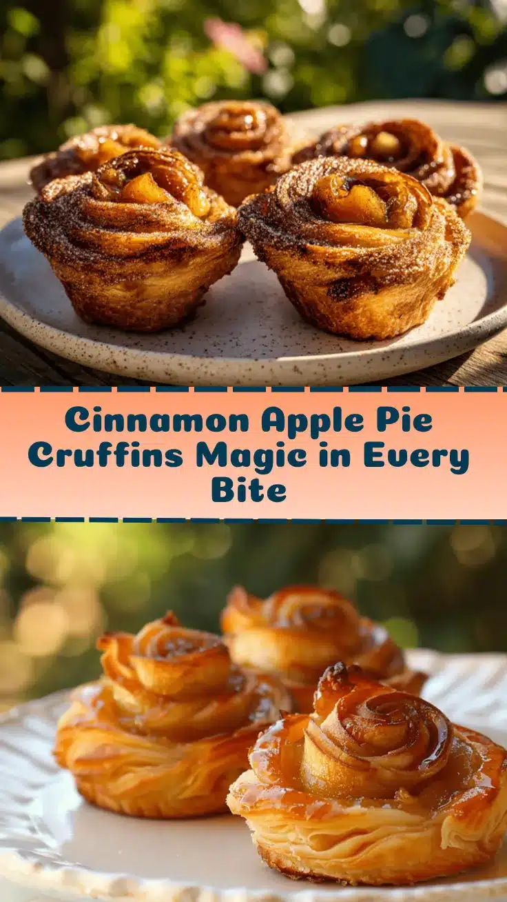 cinnamon apple pie cruffins recipe