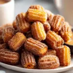 cinnamon sugar churro bites - featured image
