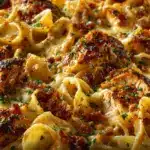 Cowboy Butter Chicken Bacon Alfredo Bake - featured image