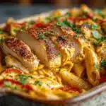 creamy Cajun chicken pasta bake - featured image