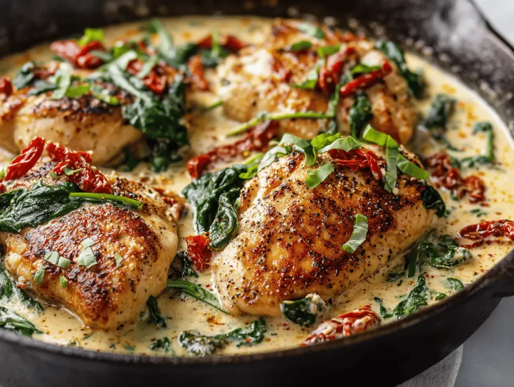 creamy Tuscan chicken skillet - featured image