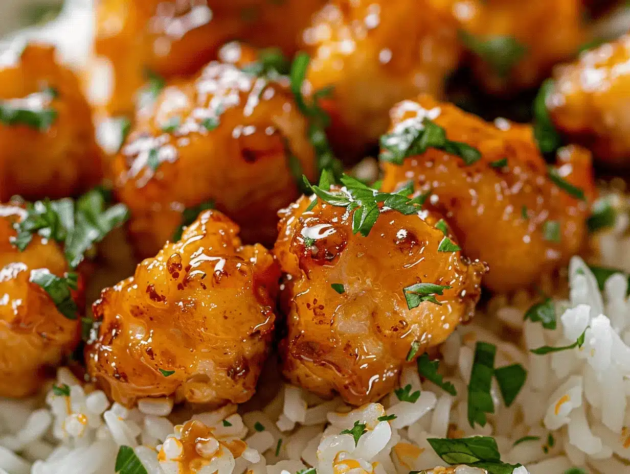 crispy honey garlic chicken bites preparation steps