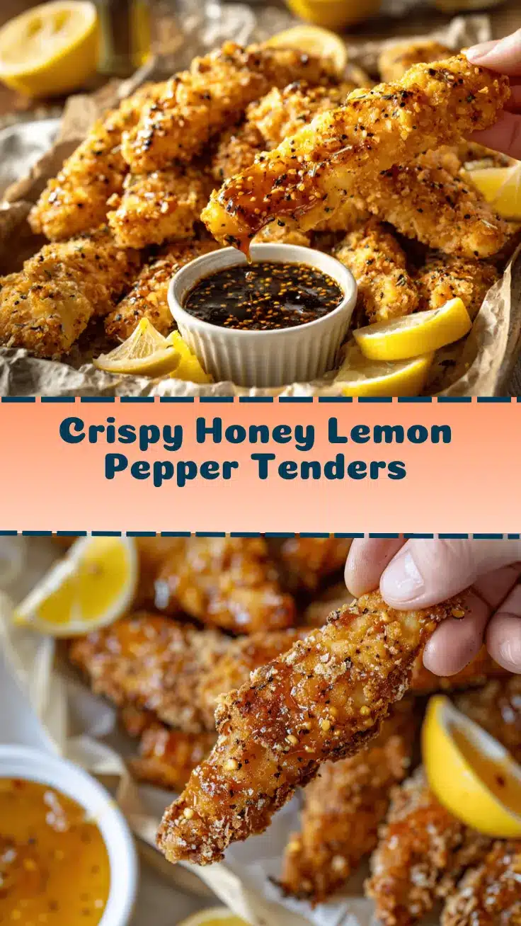 honey lemon pepper chicken tenders recipe