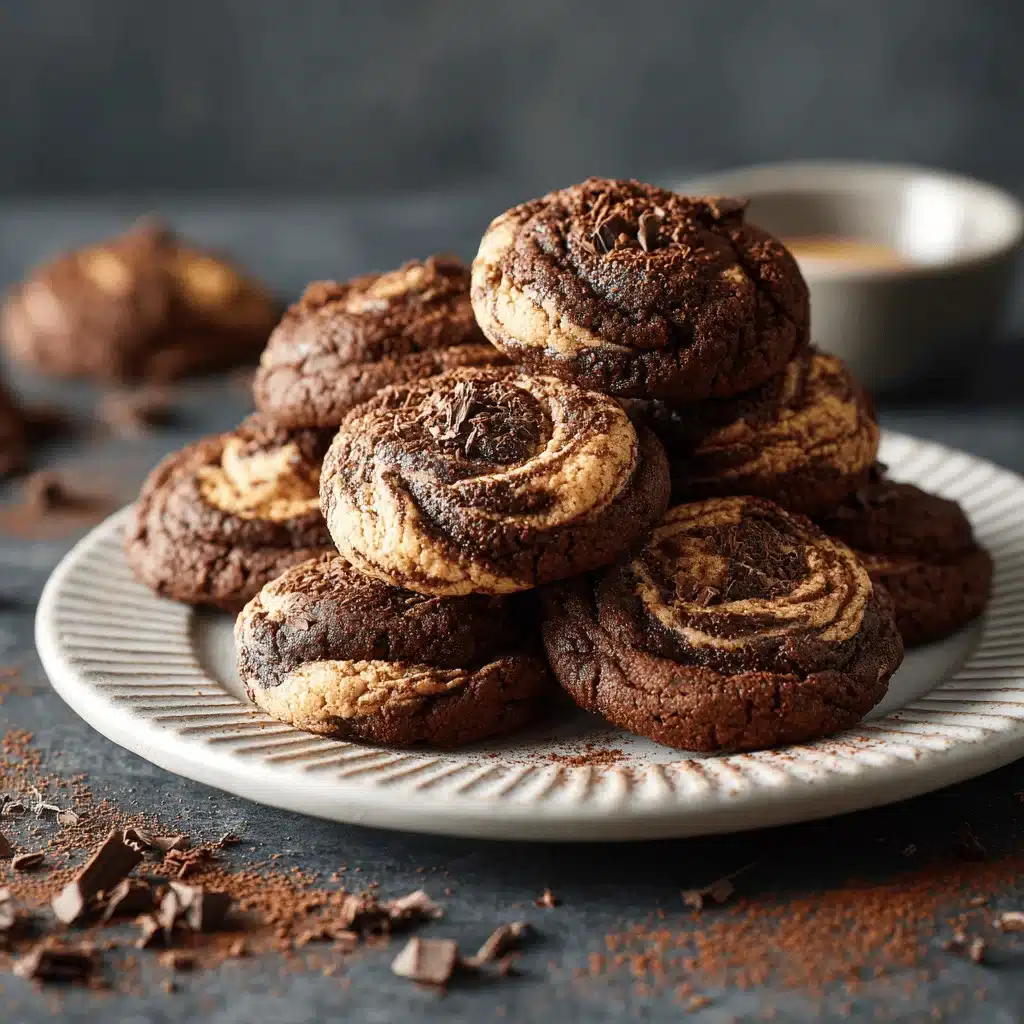 hot cocoa marshmallow swirl cookies - featured image