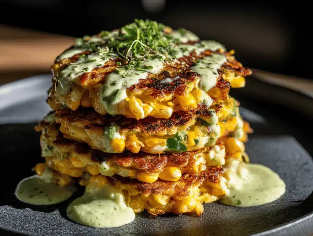 Jalapeño Cheddar Corn Fritters - featured image