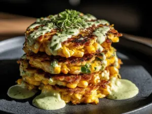 Jalapeño Cheddar Corn Fritters - featured image