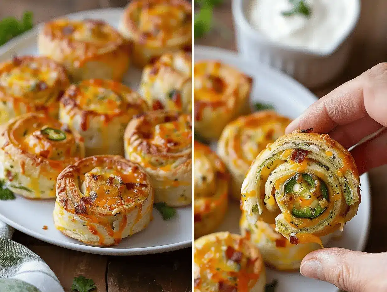 Jalapeño Popper Pinwheels preparation steps