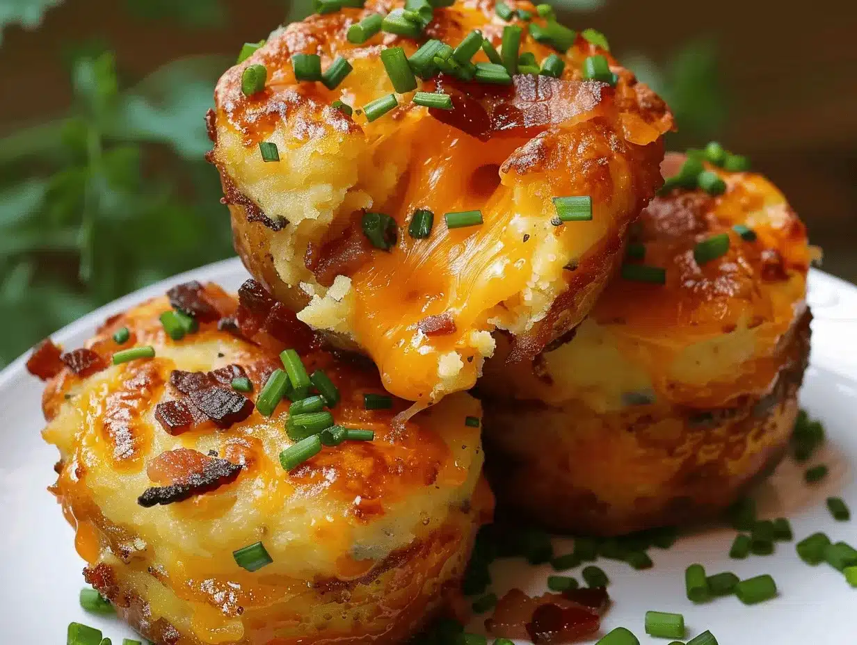 loaded bacon cheddar mashed potato puffs preparation steps