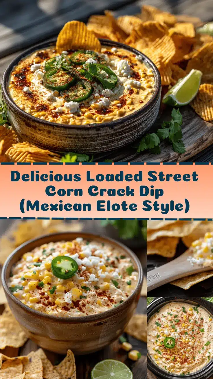 loaded street corn crack dip recipe