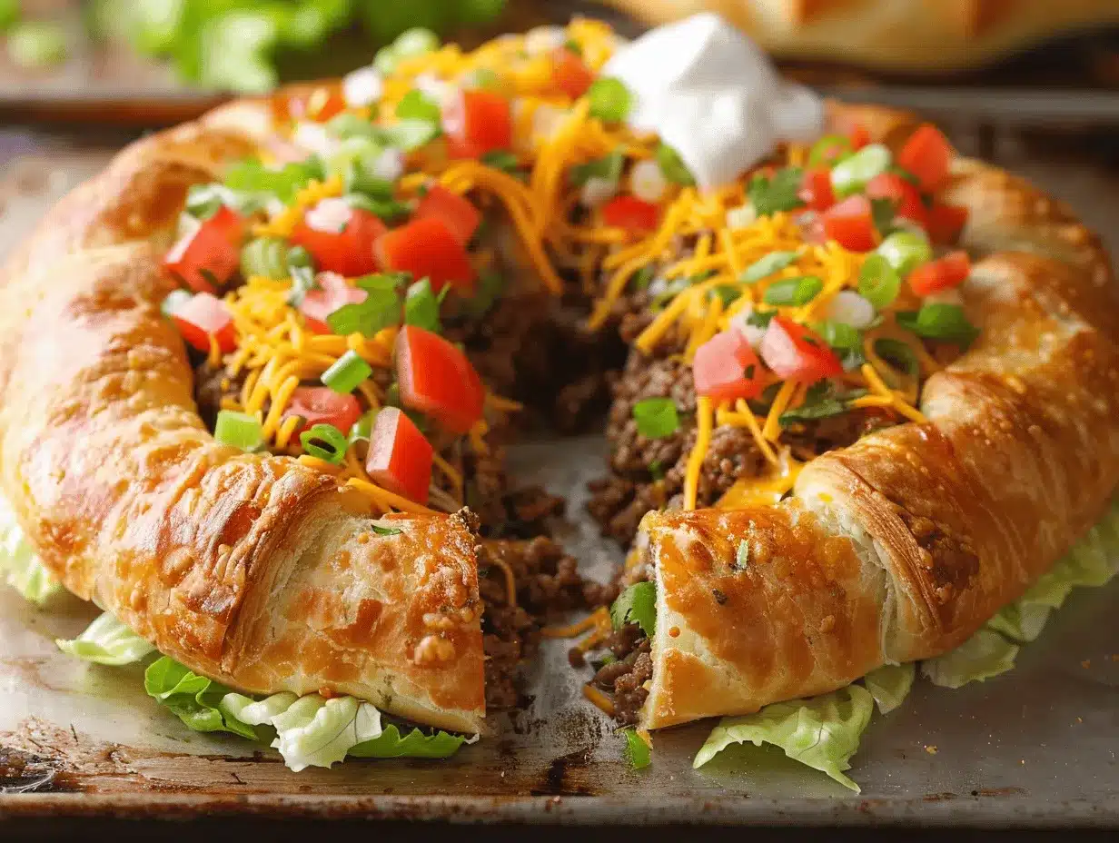loaded taco crescent ring preparation steps
