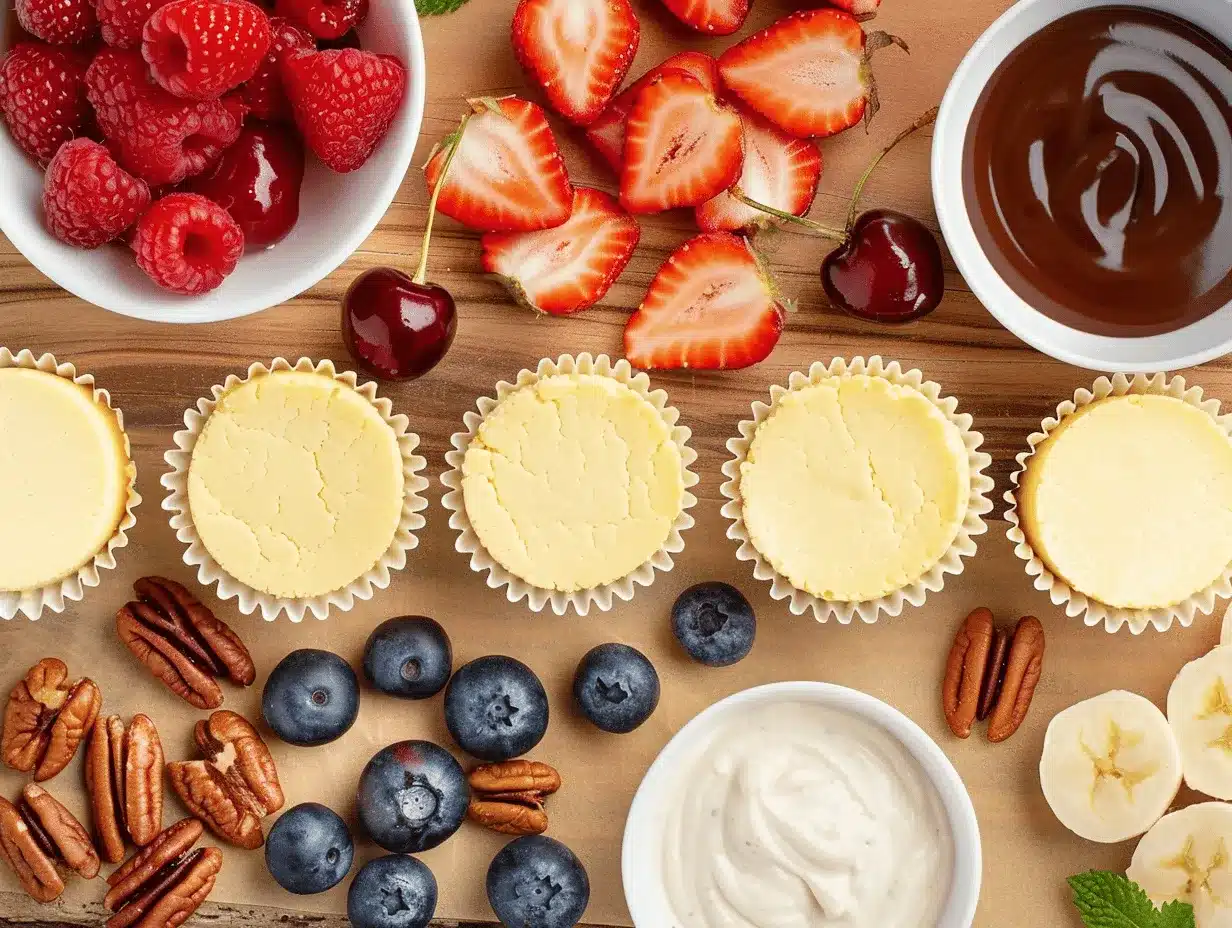mini cheesecake bites preparation steps