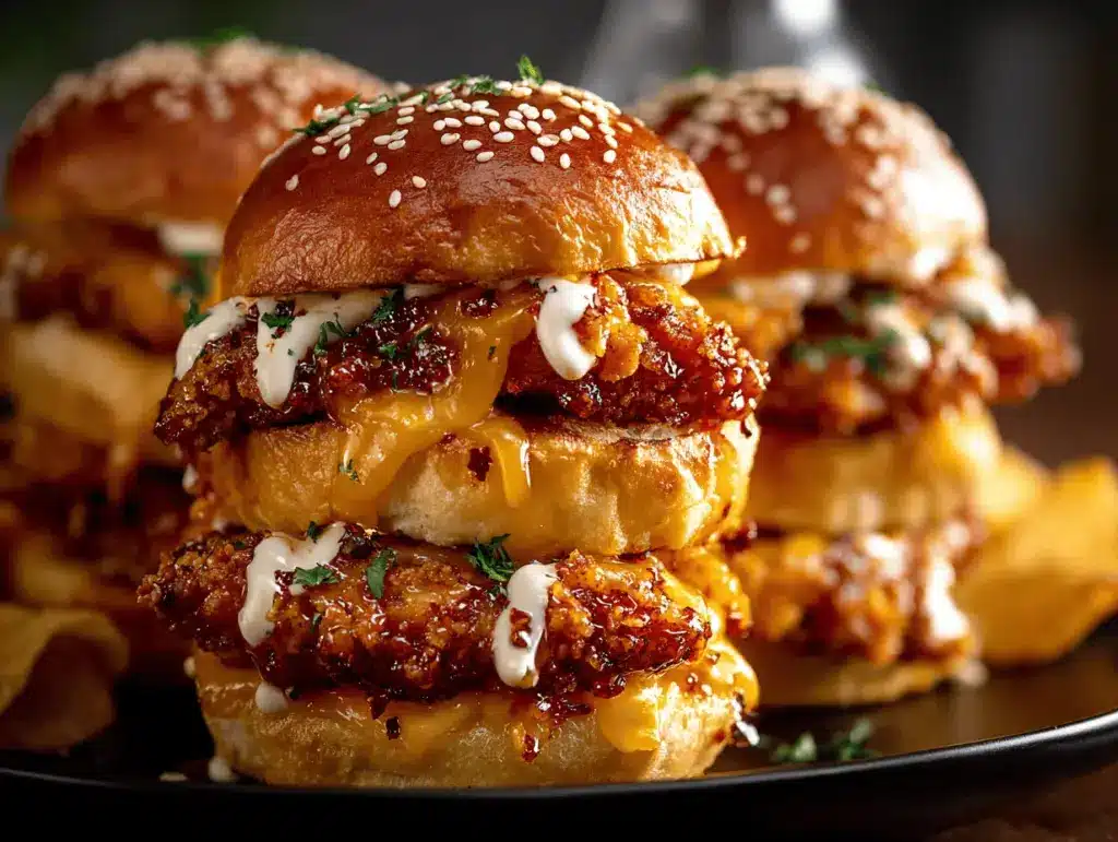 Nashville hot honey chicken sliders - featured image