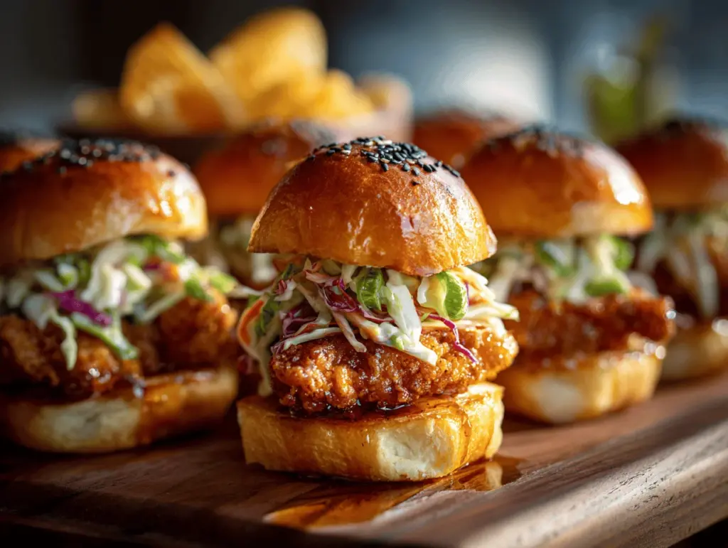 Nashville hot honey chicken sliders - featured image