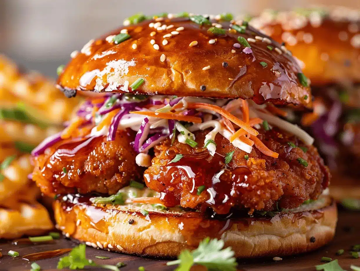 Nashville hot honey chicken sliders preparation steps