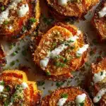 Parmesan Garlic Smashed Carrots - featured image