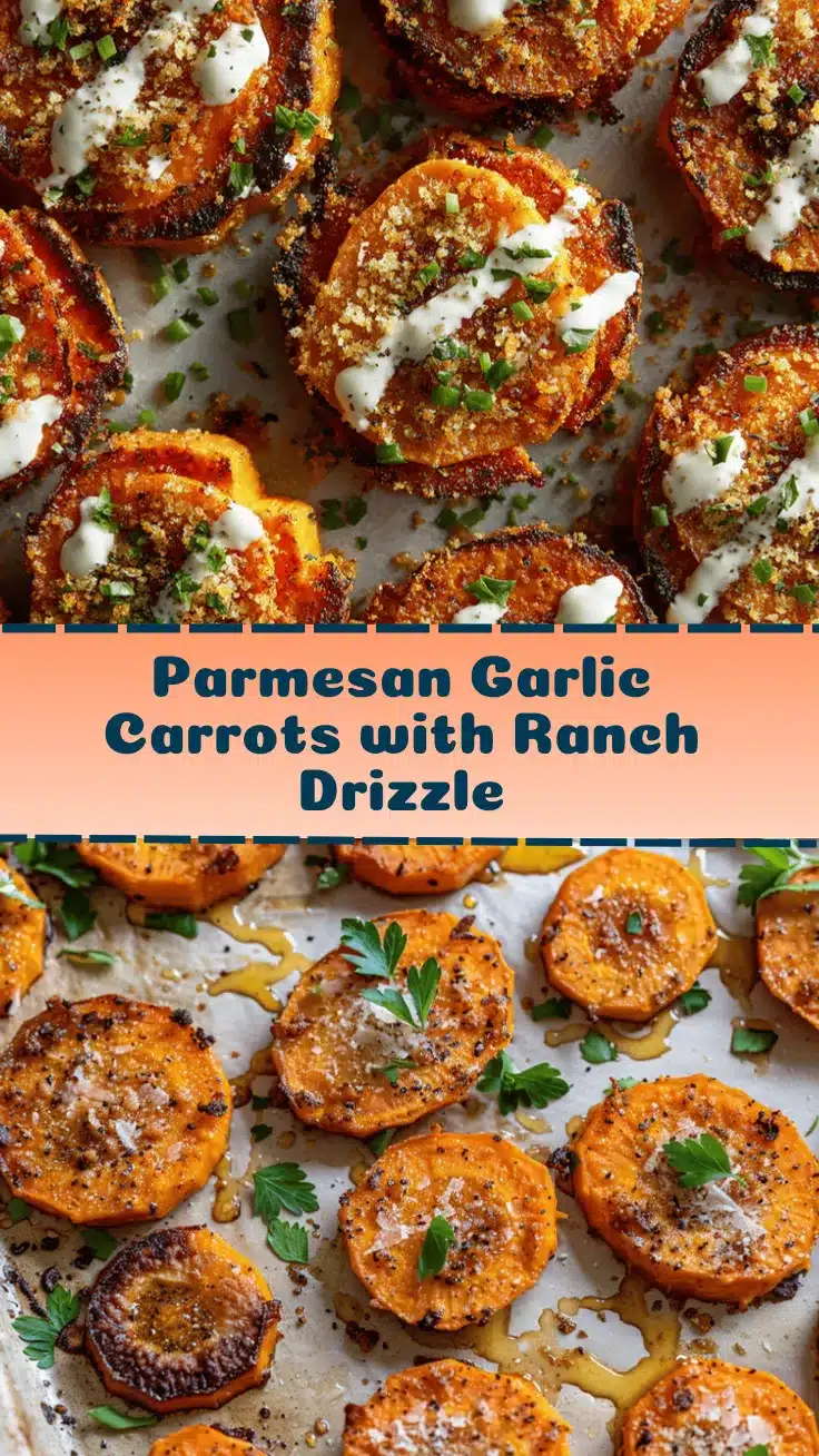 Parmesan Garlic Smashed Carrots recipe
