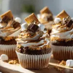 smores-stuffed cupcakes - featured image