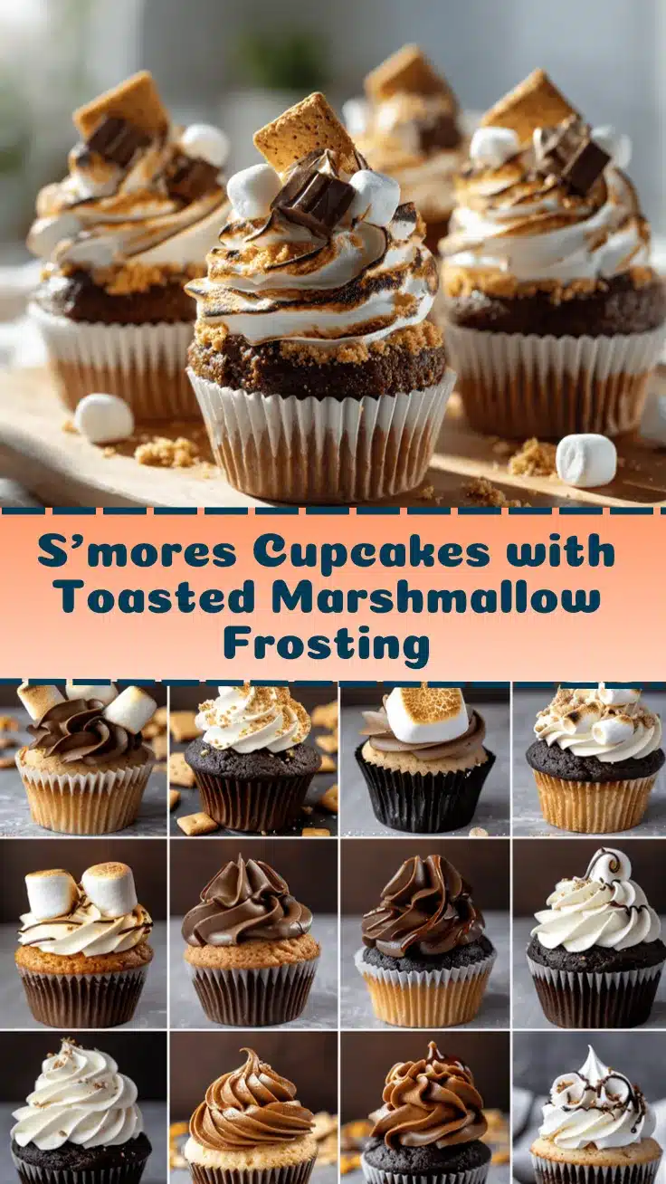smores-stuffed cupcakes recipe