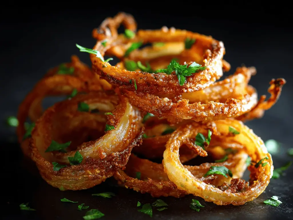 air fryer crispy onions - featured image