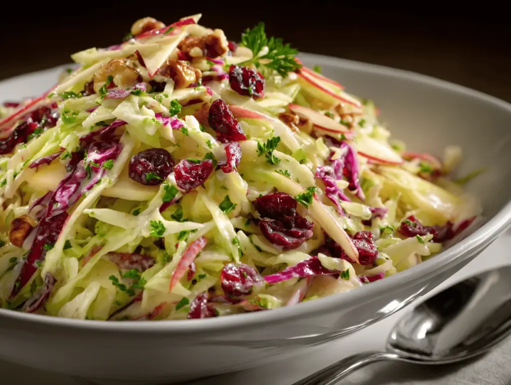 apple cranberry coleslaw - featured image