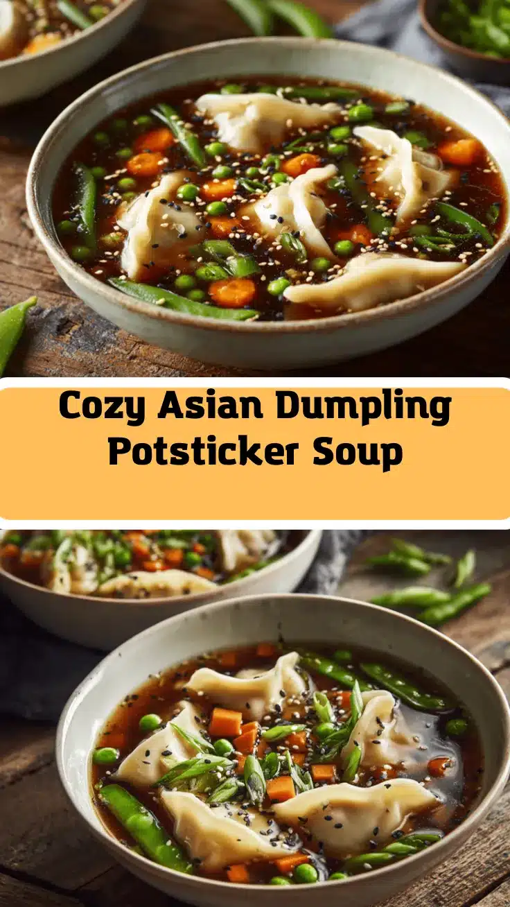 Asian Dumpling Potsticker Soup recipe