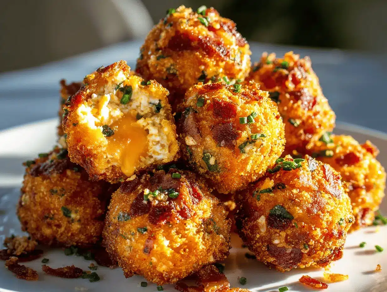 bacon jalapeño popper cheese balls preparation steps