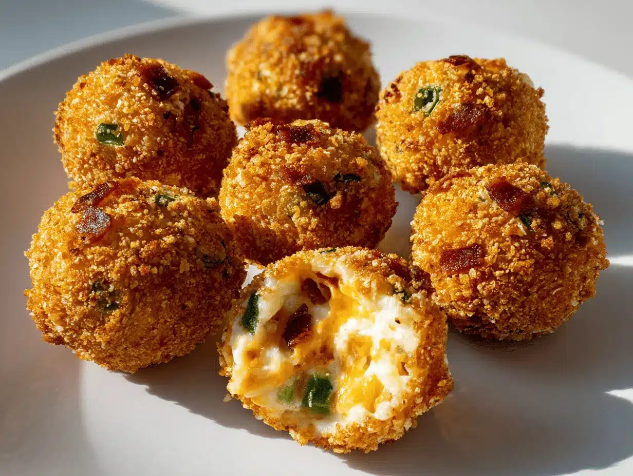 bacon jalapeño popper cheese balls preparation steps