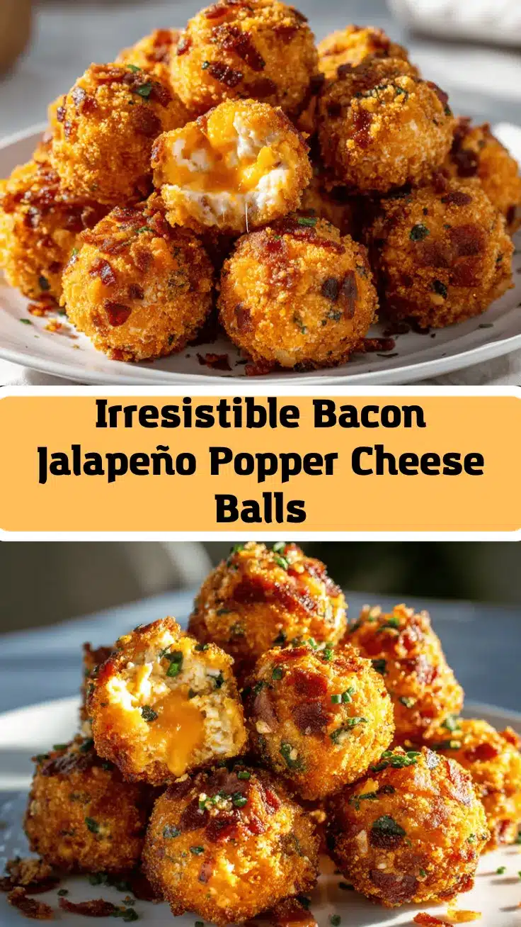 bacon jalapeño popper cheese balls recipe