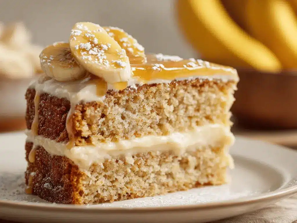 banana cake recipe - featured image