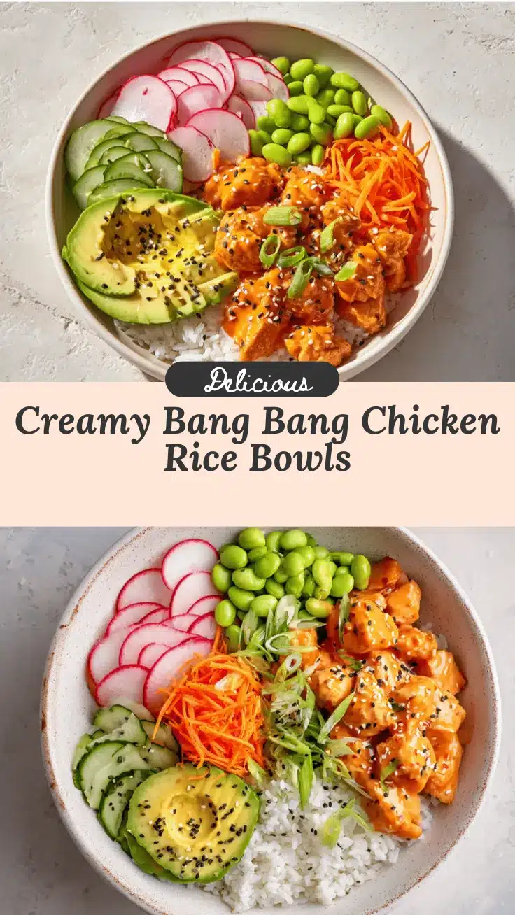 Bang Bang Chicken Rice Bowls recipe