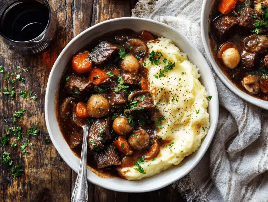 beef bourguignon recipe - featured image