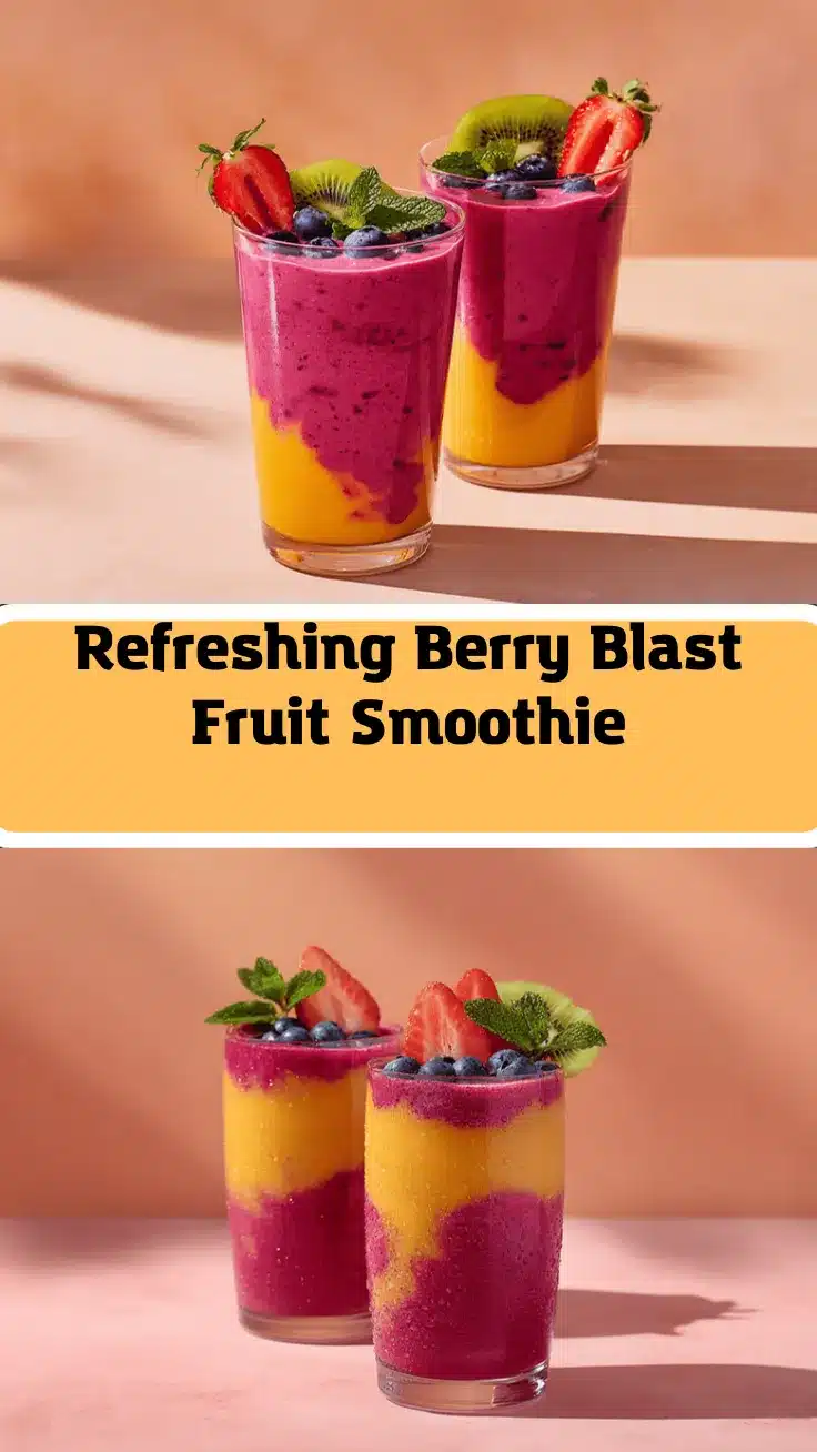 Berry Blast Fruit Smoothie recipe