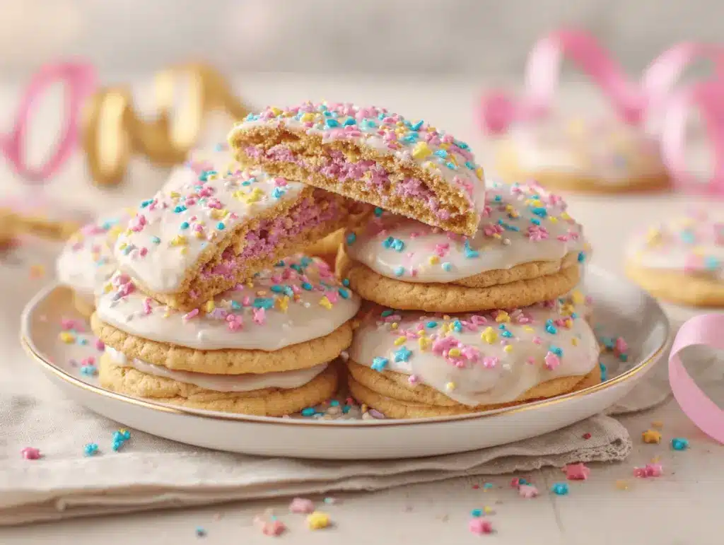 birthday cake pop tart sugar cookies - featured image
