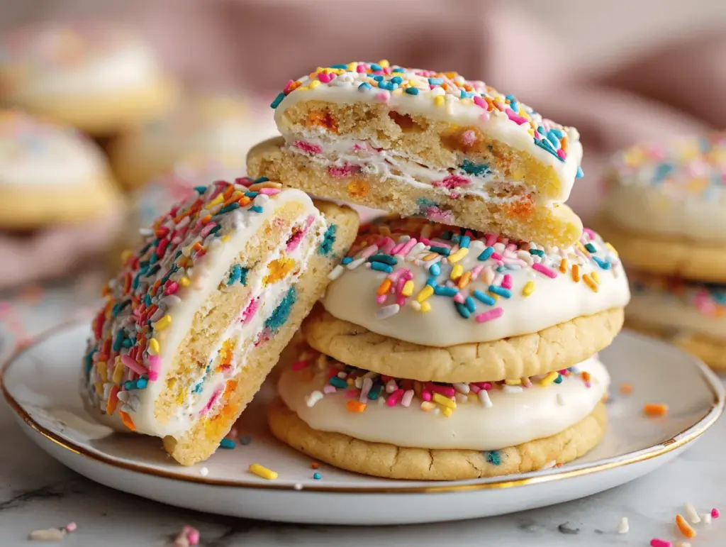 Birthday Cake Pop Tart Sugar Cookies - featured image