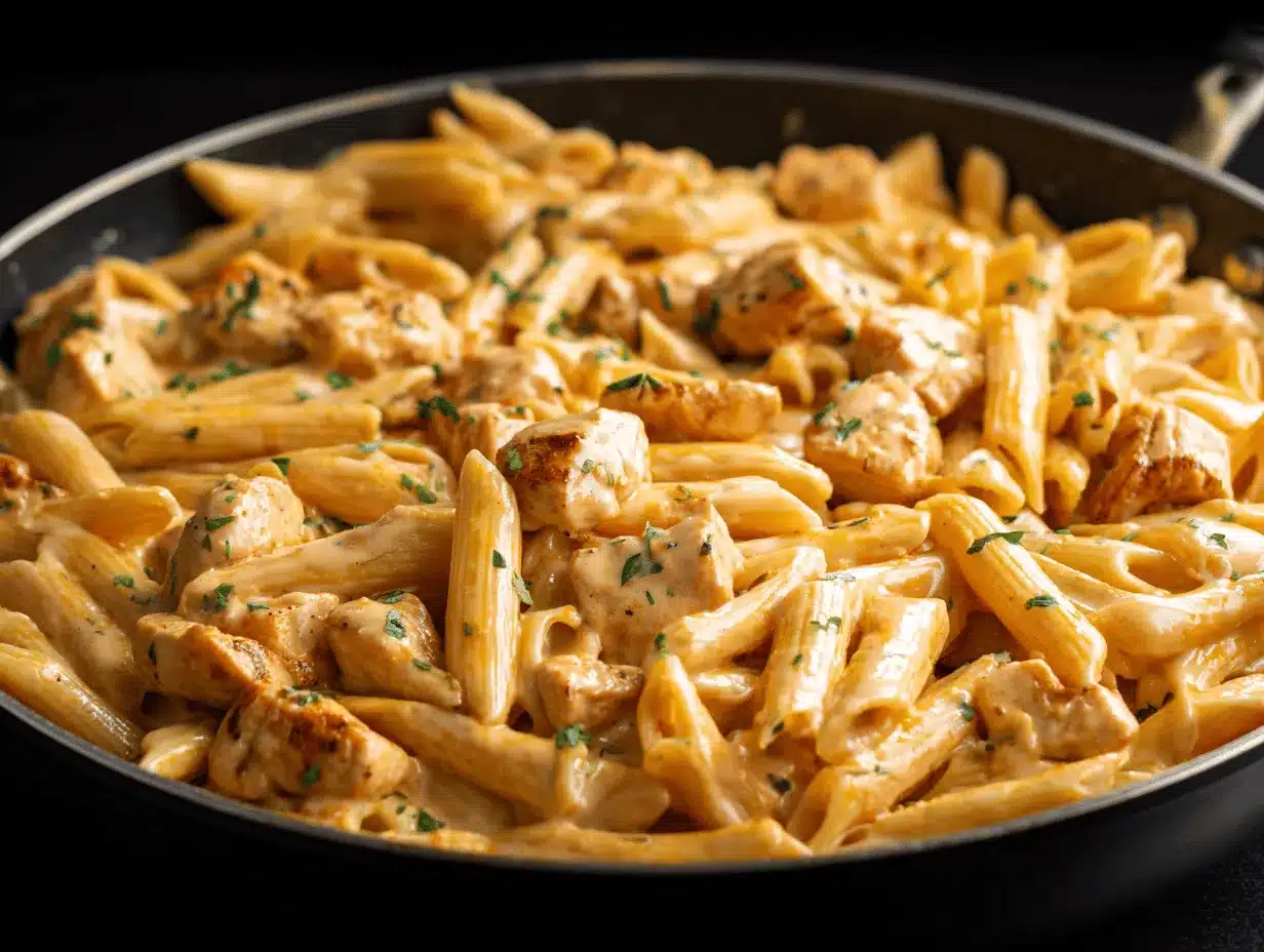 Buffalo Ranch Chicken Penne preparation steps