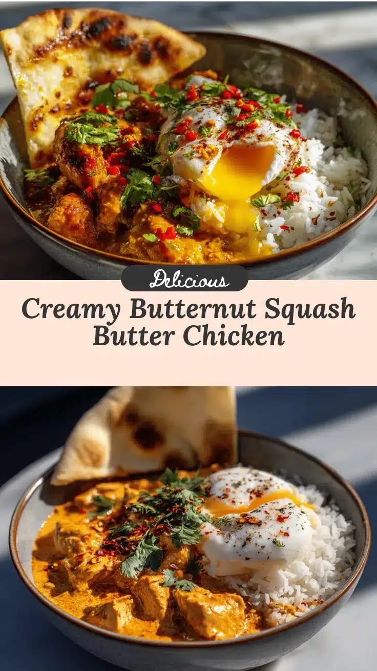 butternut squash butter chicken recipe