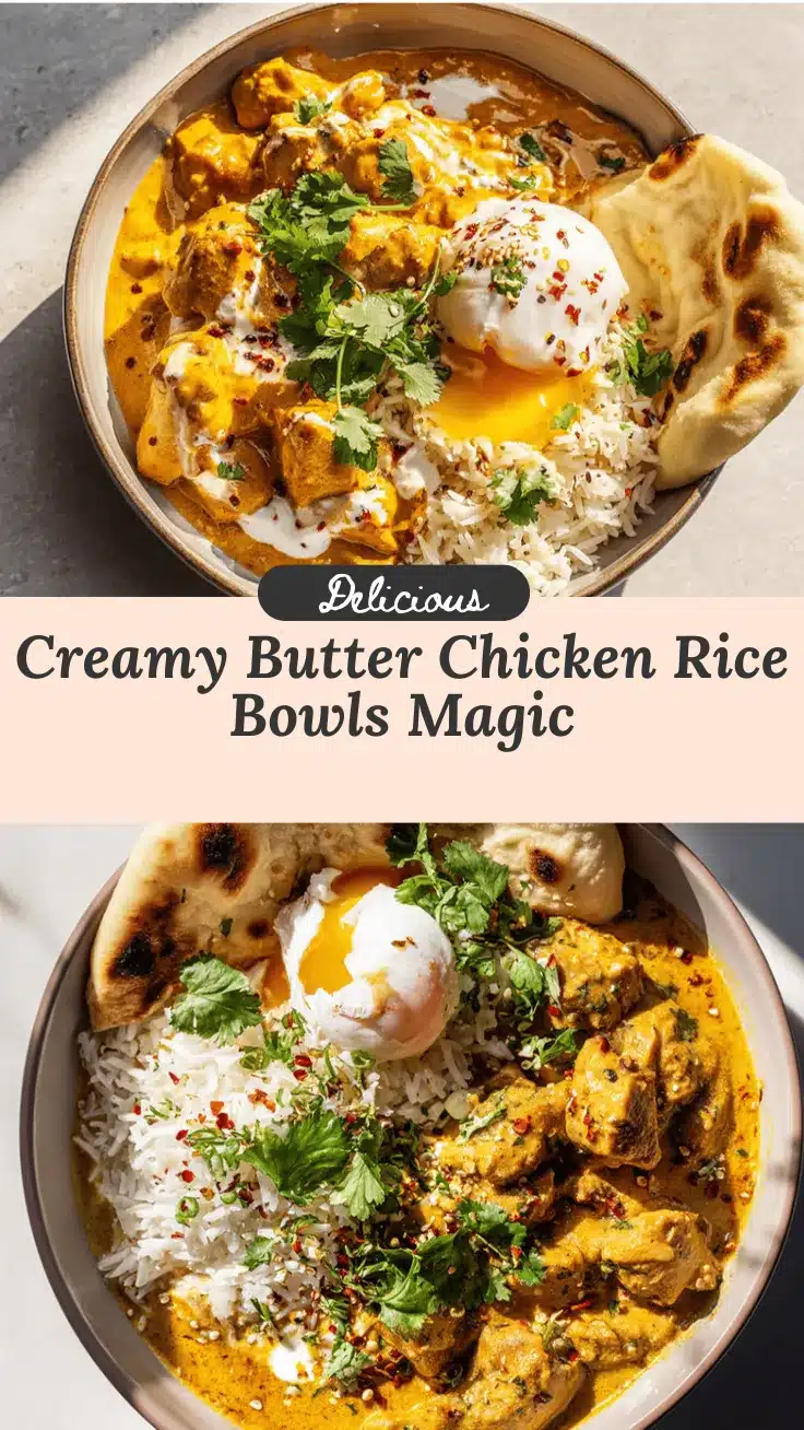 butternut squash butter chicken rice bowls recipe