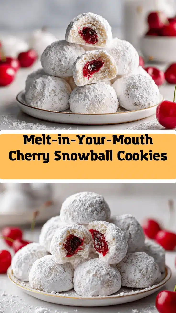 cherry snowball cookies recipe