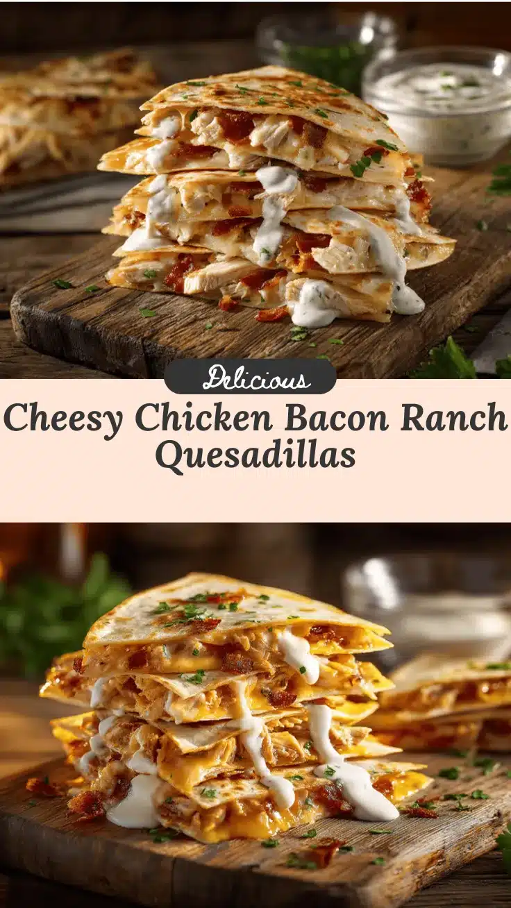 chicken bacon ranch quesadilla recipe