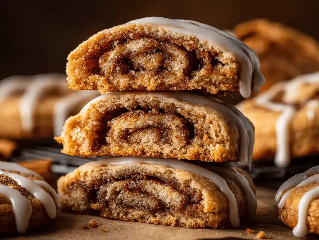 cinnamon roll pop tart cookies - featured image