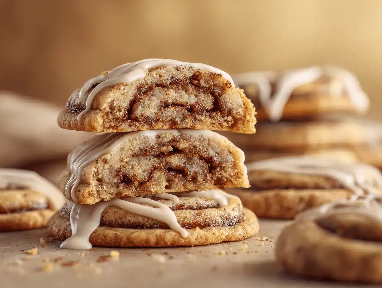 cinnamon roll pop tart cookies preparation steps